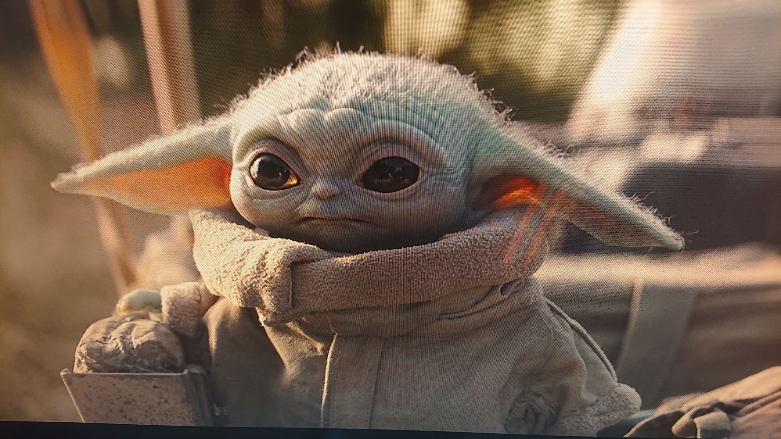 High Quality Baby Yoda Sad Blank Meme Template