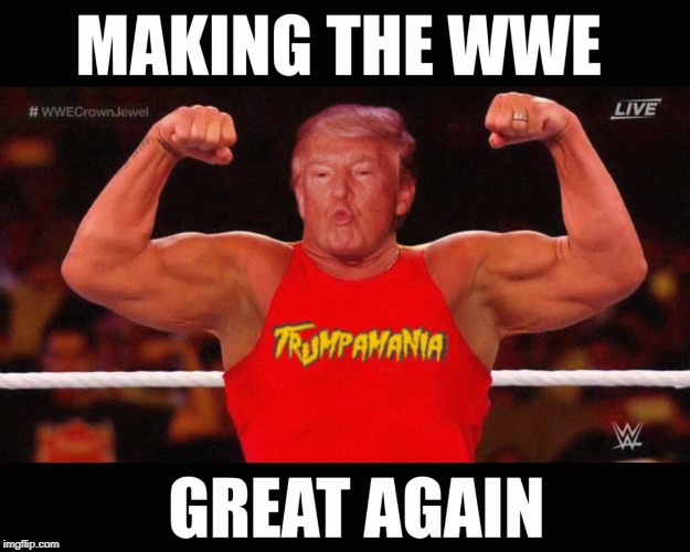 Somewhere in an alternate universe... | image tagged in donald trump | made w/ Imgflip meme maker