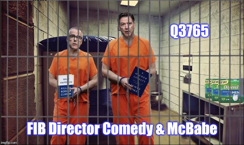 Never Thought She Would Lose | Q3765; FIB Director Comedy & McBabe | image tagged in james comey,spygate,fbi investigation,gitmo,qanon,the great awakening | made w/ Imgflip meme maker