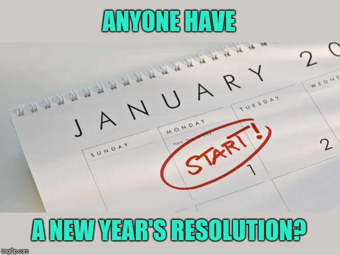 They say it takes an average of 66 days to form a new habit. Just long enough for that introductory gymn membership to expire ;) | ANYONE HAVE; A NEW YEAR'S RESOLUTION? | image tagged in new year's resolutions | made w/ Imgflip meme maker