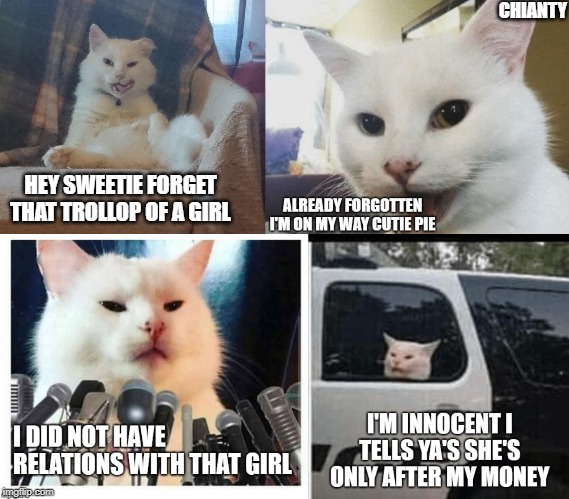 Sweetie | CHIANTY; HEY SWEETIE FORGET THAT TROLLOP OF A GIRL | image tagged in innocent | made w/ Imgflip meme maker