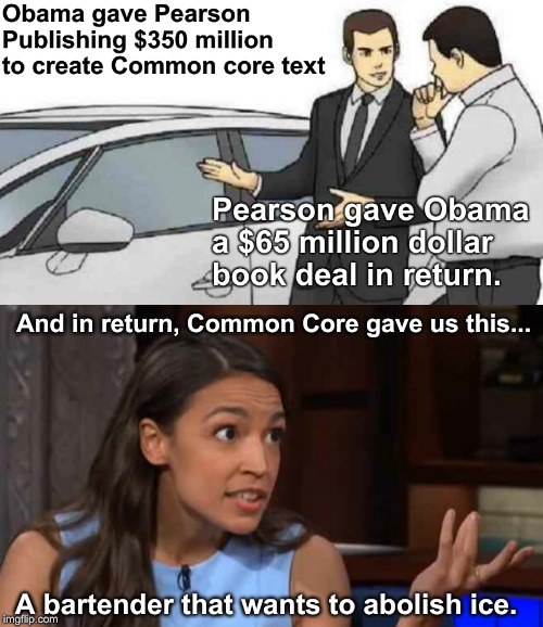 My beer is warm. | And in return, Common Core gave us this... A bartender that wants to abolish ice. | image tagged in alexandria ocasio-cortez,ice,common core | made w/ Imgflip meme maker