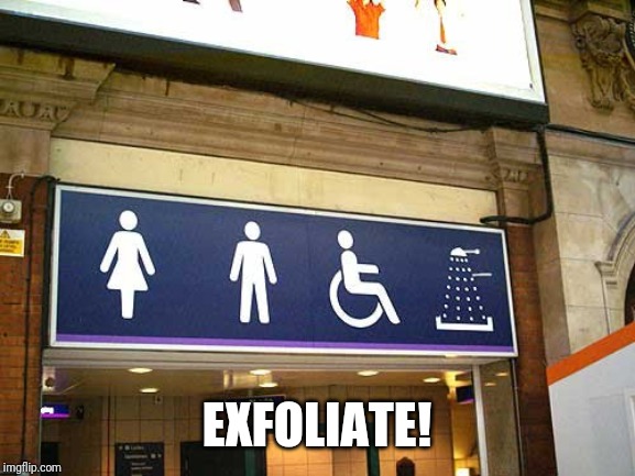 Dalek shower exfoliate | EXFOLIATE! | image tagged in dr who,dalek,doctor who,the doctor,funny signs,shower | made w/ Imgflip meme maker