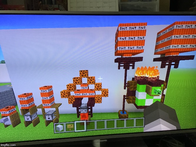 TNT Yeeter—the evolution | image tagged in tnt,yeet,minecraft,memes | made w/ Imgflip meme maker