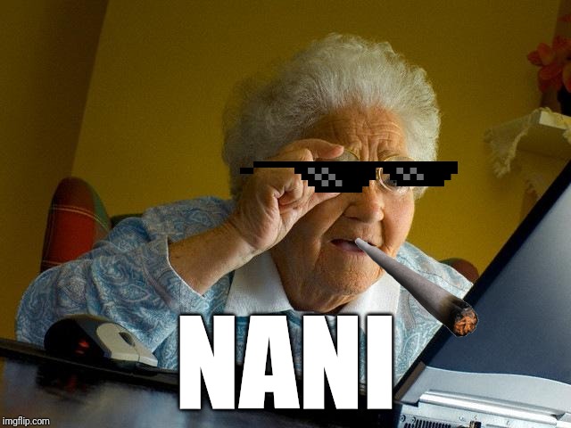 Grandma Finds The Internet Meme | NANI | image tagged in memes,grandma finds the internet | made w/ Imgflip meme maker