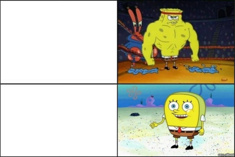 High Quality Sponge Bob Blank Meme Template