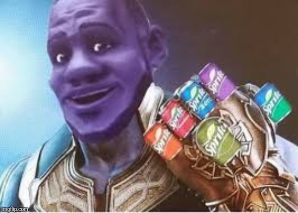 Sprite Cranberry Thanos | image tagged in sprite cranberry thanos | made w/ Imgflip meme maker