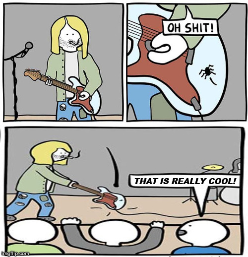 How guitar smashing became a thing. | THAT IS REALLY COOL! | image tagged in metal | made w/ Imgflip meme maker