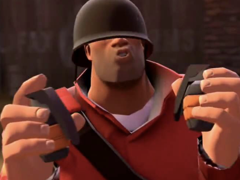 High Quality Tf2 soldier Blank Meme Template