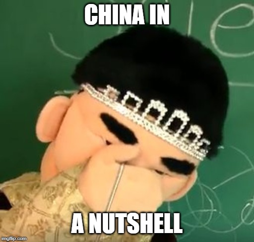 Disaponited jackie chu | CHINA IN; A NUTSHELL | image tagged in disaponited jackie chu | made w/ Imgflip meme maker