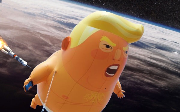 SpaceForcedTrump Blank Meme Template