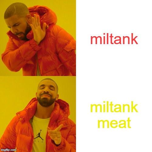 Drake Hotline Bling Meme | miltank; miltank meat | image tagged in memes,drake hotline bling | made w/ Imgflip meme maker