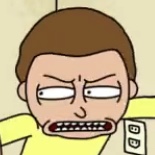 High Quality Morty’s Suspecting Face Blank Meme Template