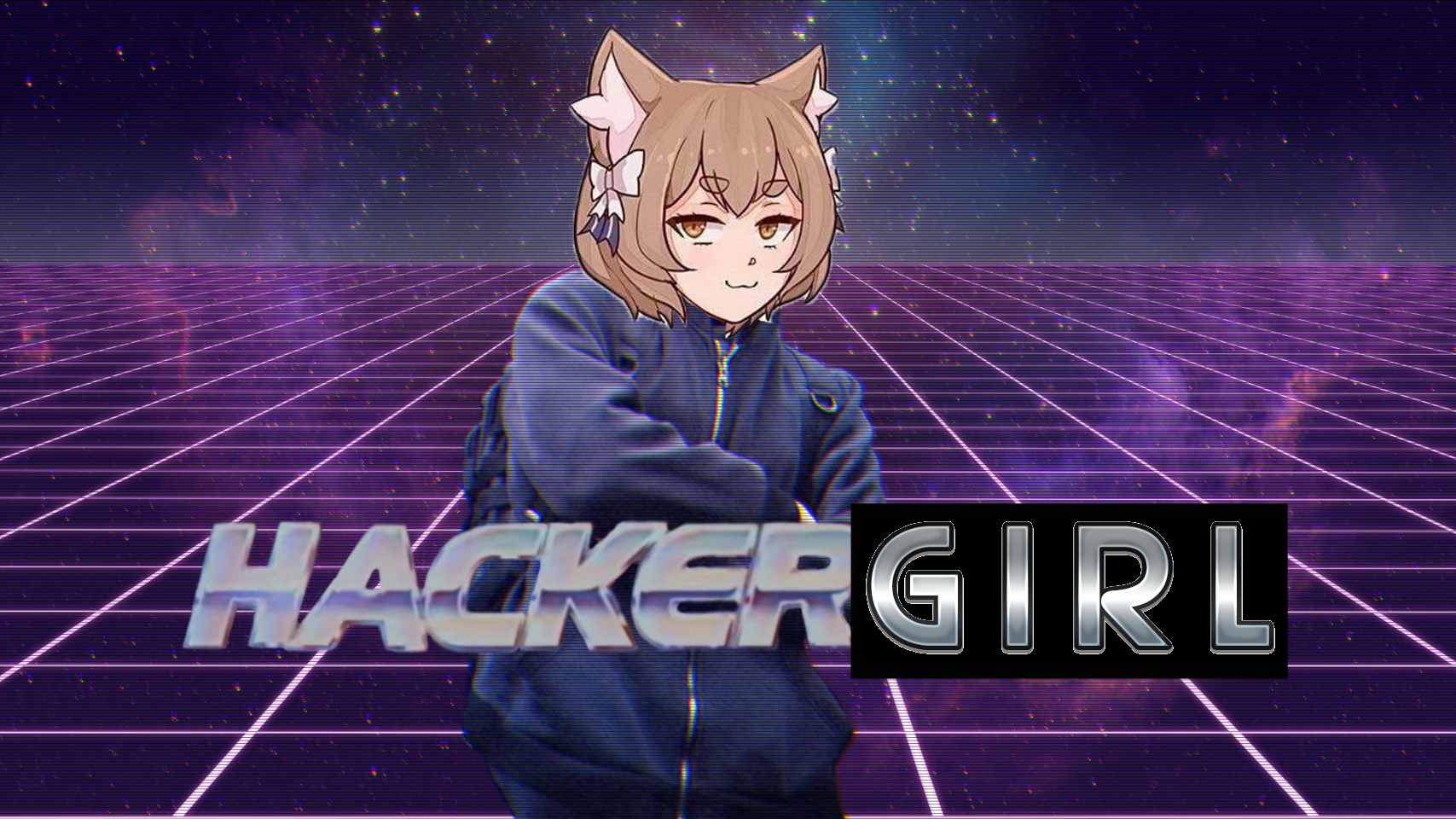 Hackergirl Blank Meme Template