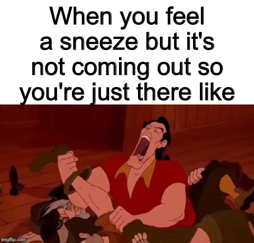 When you feel a sneeze but it's not coming out so you're just there like | image tagged in blank white template | made w/ Imgflip meme maker