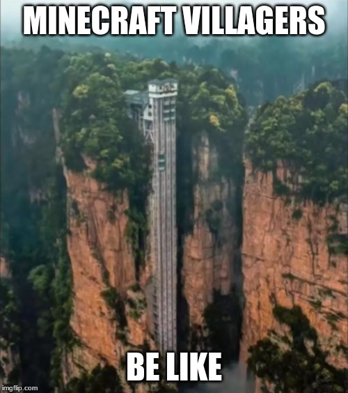 Minecraft villagers be like | MINECRAFT VILLAGERS; BE LIKE | image tagged in minecraft,funny memes | made w/ Imgflip meme maker