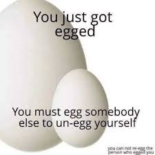You got egged Blank Meme Template