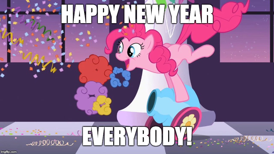 Have a great 2020! | HAPPY NEW YEAR; EVERYBODY! | image tagged in pinkie pie's party cannon explosion,memes,happy new year,2020 | made w/ Imgflip meme maker