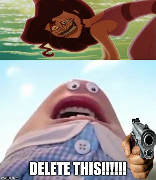 > : 0 | DELETE THIS!!!!!! | image tagged in delete this,the amazing world of gumball,guns,angery | made w/ Imgflip meme maker