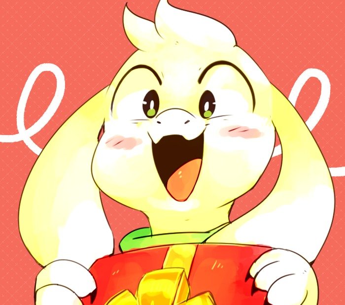 High Quality Asriel's holiday Blank Meme Template