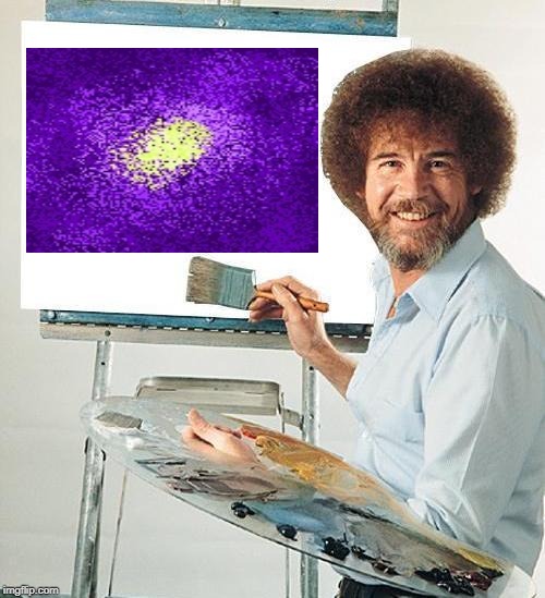 Now that's awesome! :D . . . ({[ART 100]}) | image tagged in bob ross troll,memes,funny,art | made w/ Imgflip meme maker