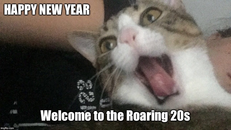 Nitt Wit | HAPPY NEW YEAR; Welcome to the Roaring 20s | image tagged in nittany,new year,roaring 20s | made w/ Imgflip meme maker