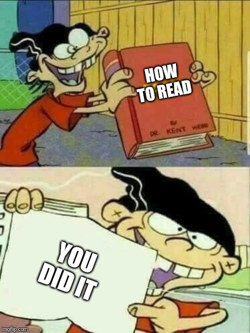 Double d facts book  | HOW TO READ YOU DID IT | image tagged in double d facts book | made w/ Imgflip meme maker