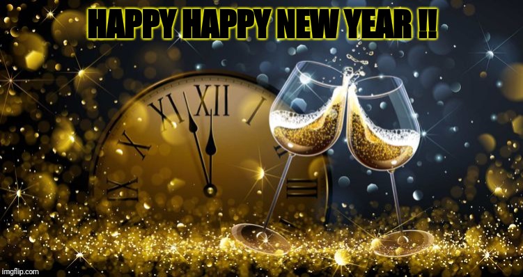HAPPY HAPPY NEW YEAR !! | image tagged in happy new year | made w/ Imgflip meme maker