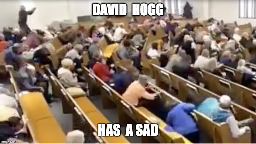 DAVID  HOGG; HAS  A SAD | made w/ Imgflip meme maker