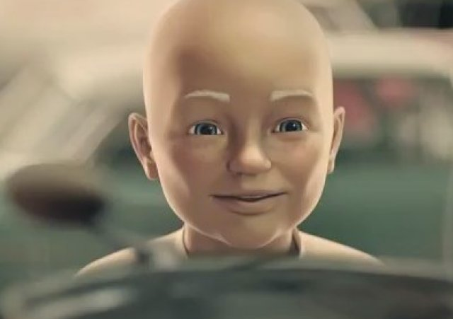 Baby Mr clean Blank Meme Template