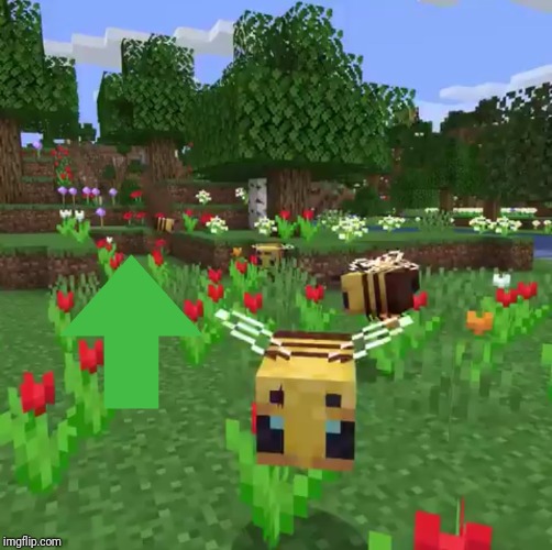 Minecraft bees | image tagged in minecraft bees | made w/ Imgflip meme maker