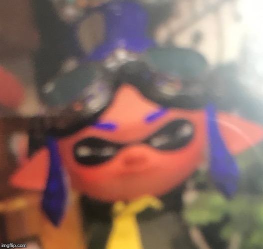 Here’s an irritated inkling for ya :) | image tagged in irritated squint,splatoon 2,splatoon | made w/ Imgflip meme maker
