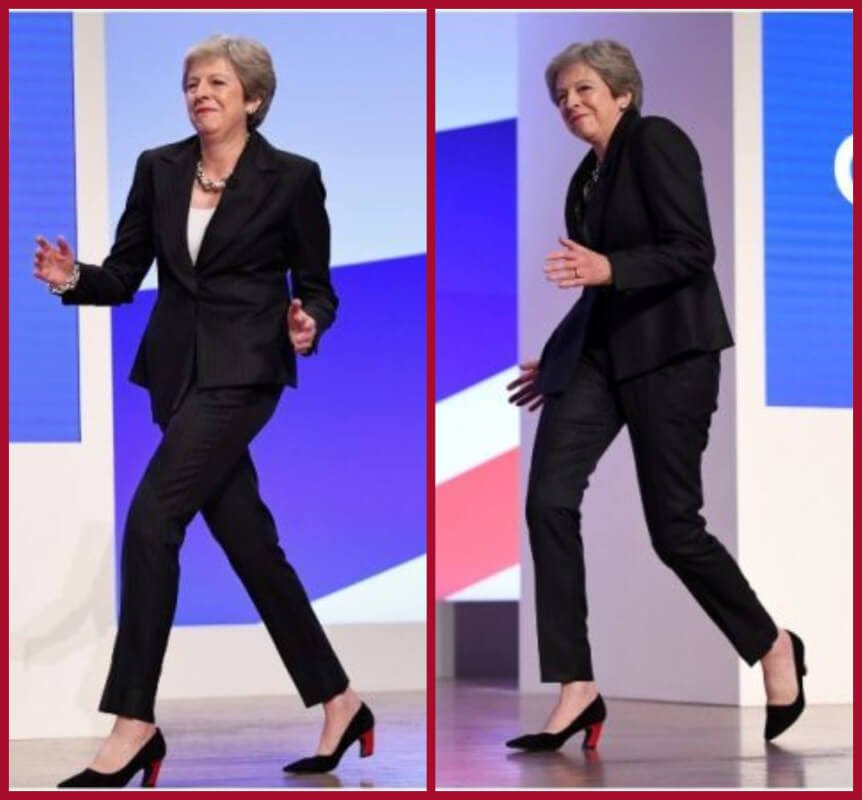 High Quality Dancing Theresa may Blank Meme Template