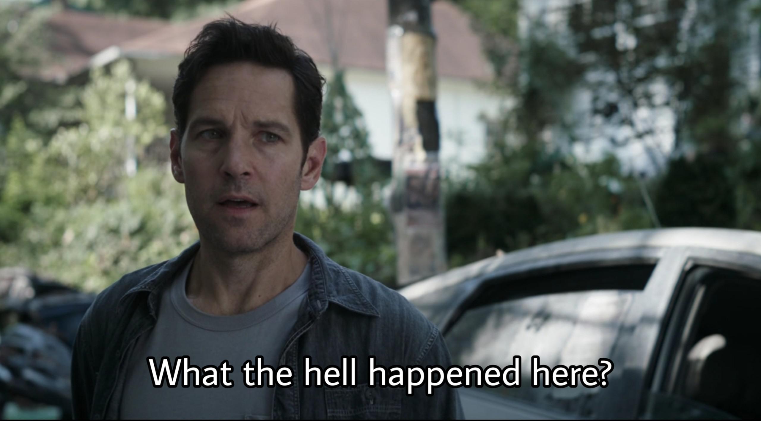 High Quality Confused ant-man Blank Meme Template