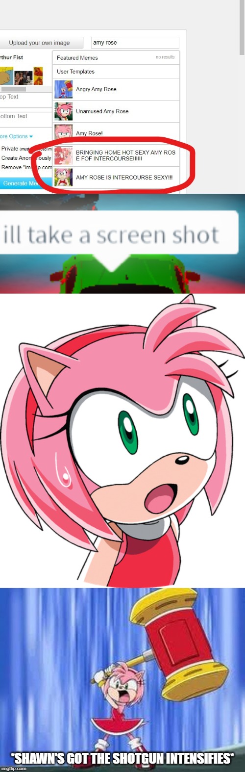 Excuse Me Wtf Imgflip Imgflip - amy rose roblox