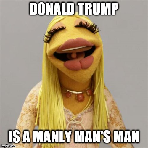 DONALD TRUMP IS A MANLY MAN'S MAN | made w/ Imgflip meme maker