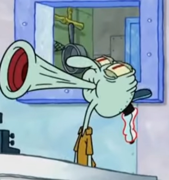 Squidward horn Blank Template - Imgflip