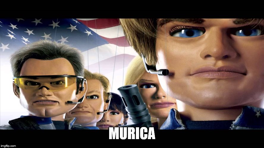 SouthPark Team America F*ck Yeah | MURICA | image tagged in southpark team america fck yeah | made w/ Imgflip meme maker