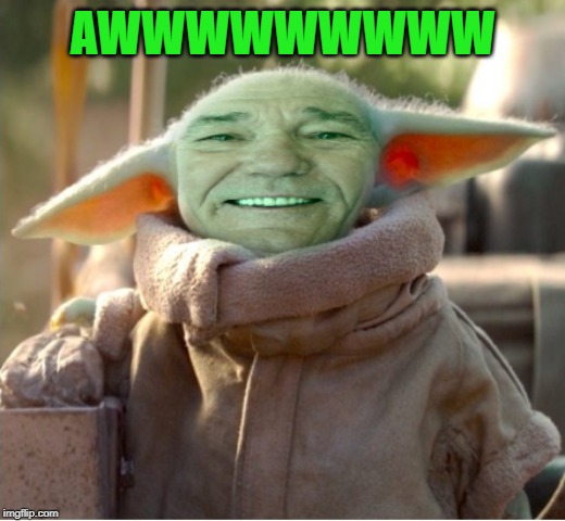 kewlew as baby yoda | AWWWWWWWWW | image tagged in kewlew as baby yoda | made w/ Imgflip meme maker