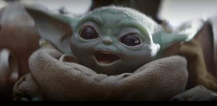 Happy Baby Yoda Blank Template Imgflip