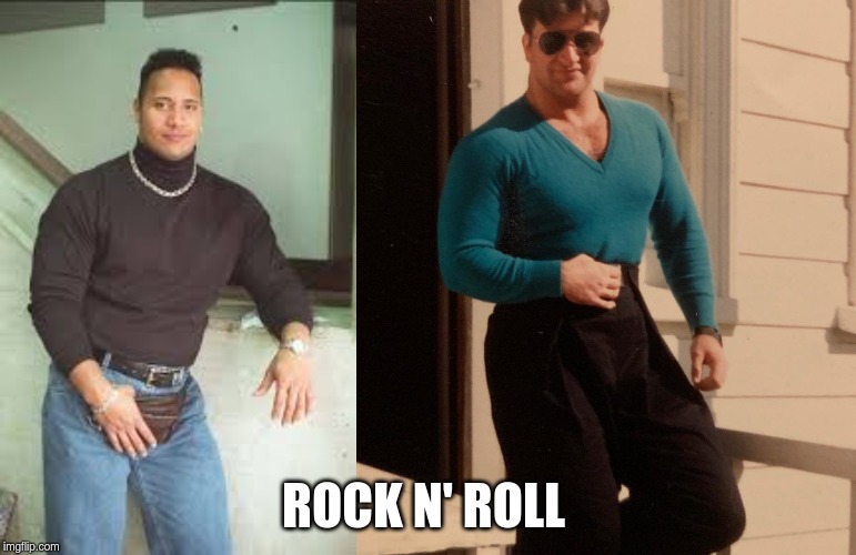ROCK N' ROLL | image tagged in the rock,john danaher,bjj | made w/ Imgflip meme maker