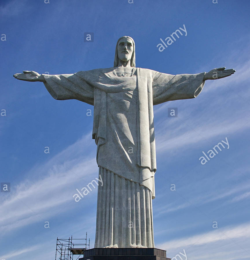 Christ The Redeemer, Rio de Janeiro Blank Meme Template