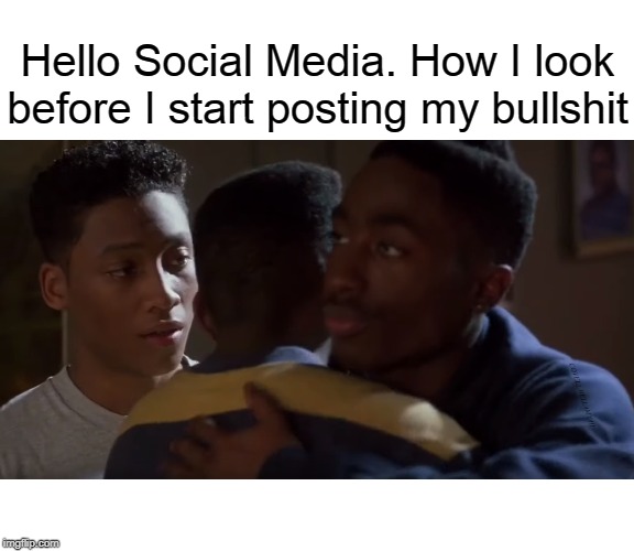 Hello Social Media. How I look before I start posting my bullshit; COVELL BELLAMY III | image tagged in juice bishop looking like whatever | made w/ Imgflip meme maker