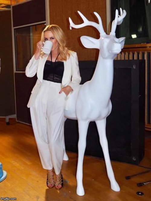We're still within the 12 days of Christmas right? | image tagged in kylie reindeer,christmas,merry christmas,reindeer,celebrity,style | made w/ Imgflip meme maker