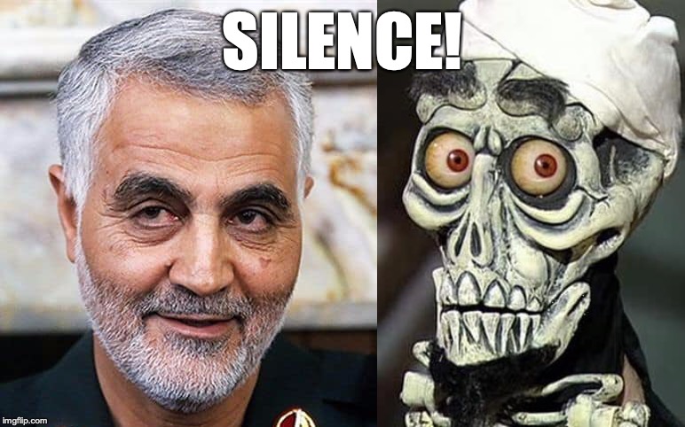 SILENCE! | image tagged in politics,i'll kill you | made w/ Imgflip meme maker