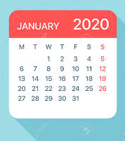 High Quality January 2020 Calendar Blank Meme Template