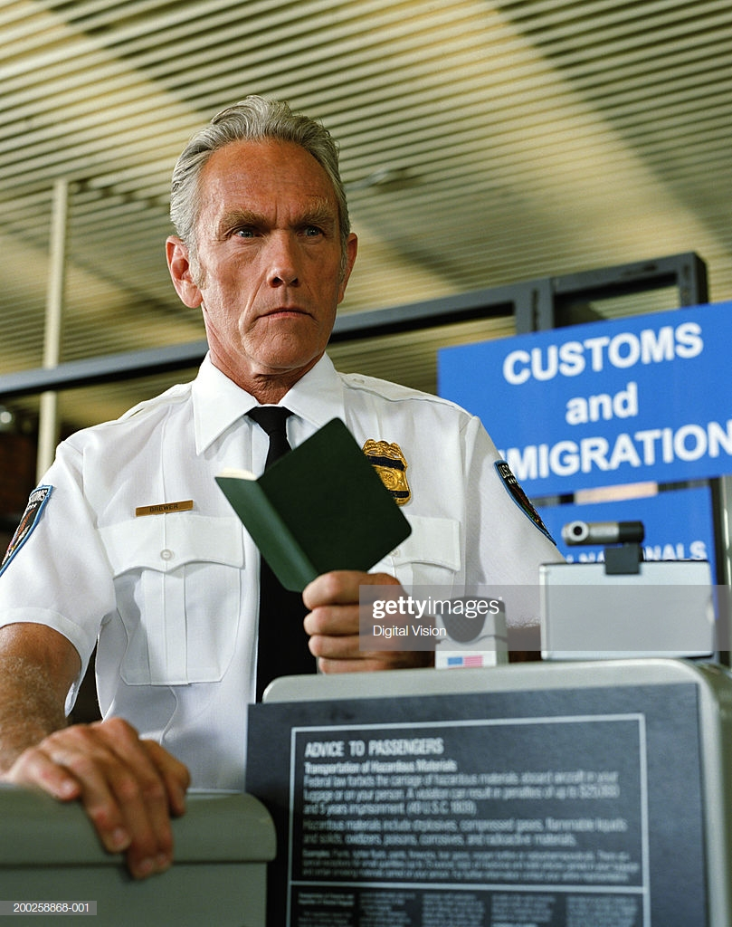 Customs officer Blank Meme Template