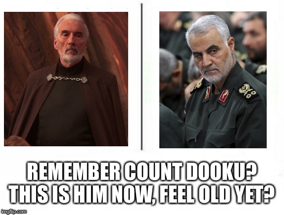 Feel old yet | REMEMBER COUNT DOOKU? THIS IS HIM NOW, FEEL OLD YET? | image tagged in feel old yet | made w/ Imgflip meme maker