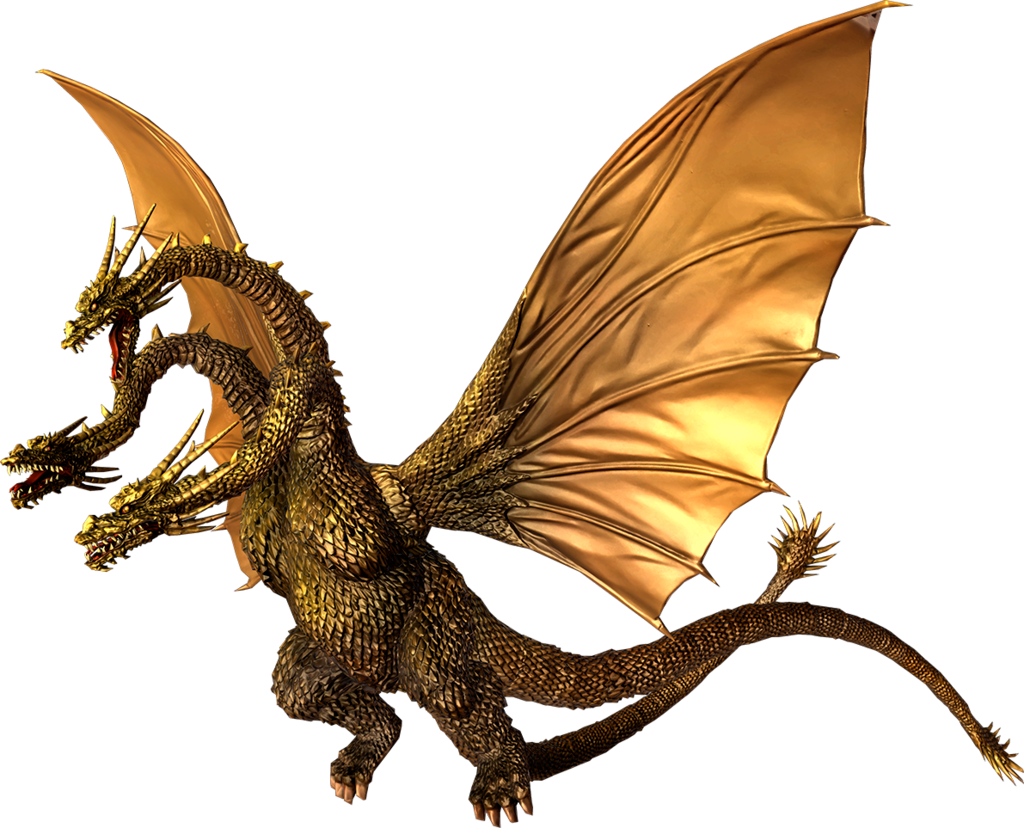 Transparent Hesiei Ghidorah Blank Meme Template