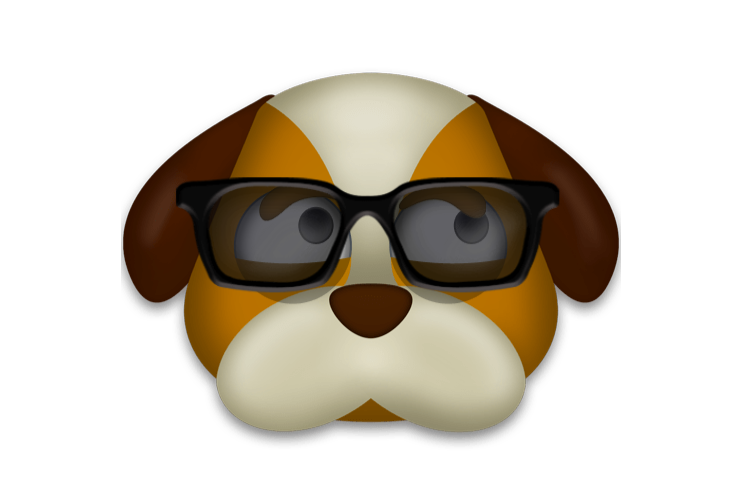 High Quality Dog with glasses Blank Meme Template
